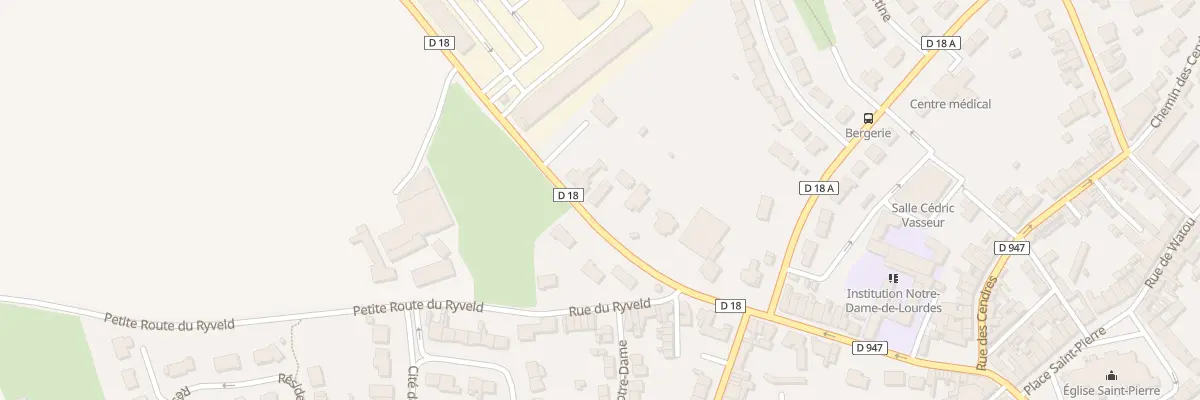 Plan du 36 Rue Rémy Goetgheluck à Steenvoorde