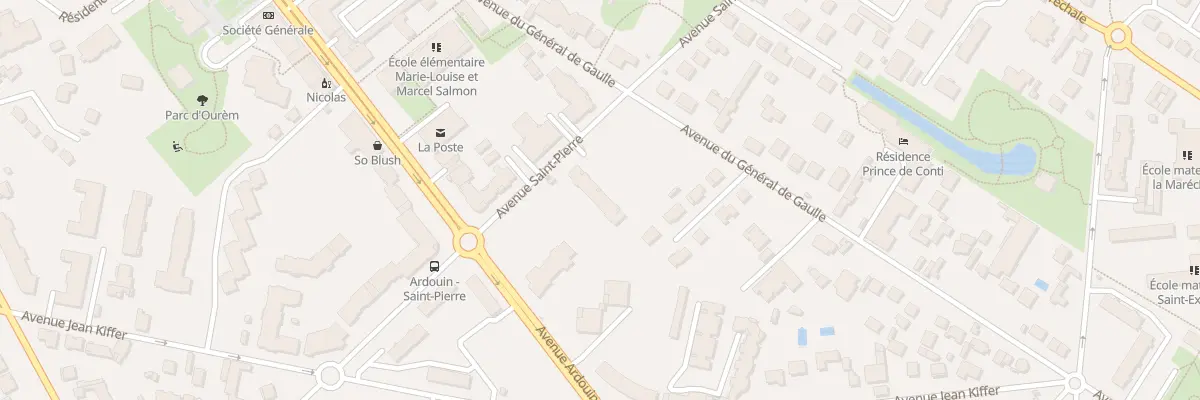 Plan du 24 Av Saint-pierre au Plessis-Trévise