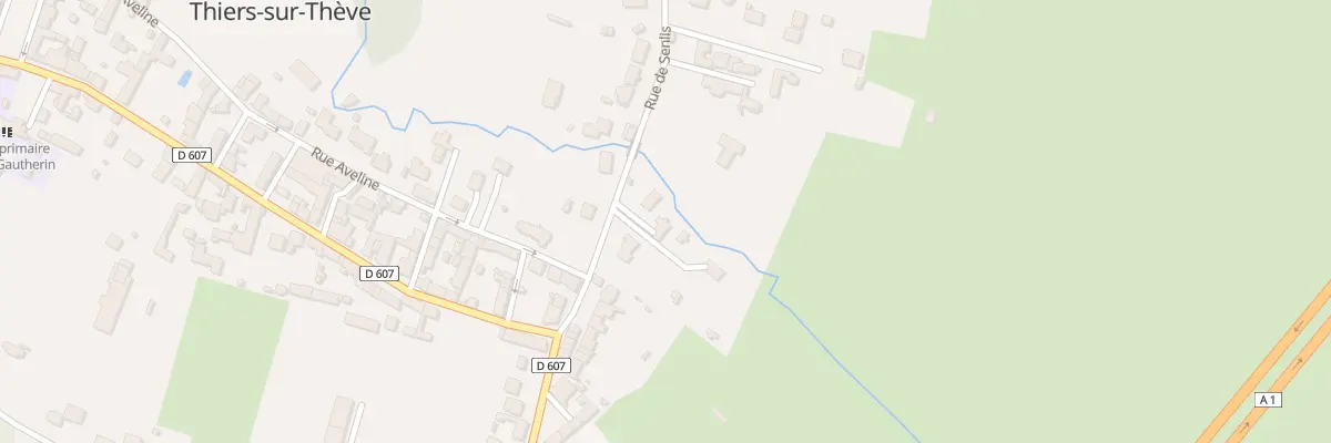 Plan du 12B Rue de Senlis à Thiers-sur-Thève