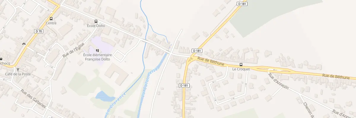 Plan du 688 Rue Principale à Chocques