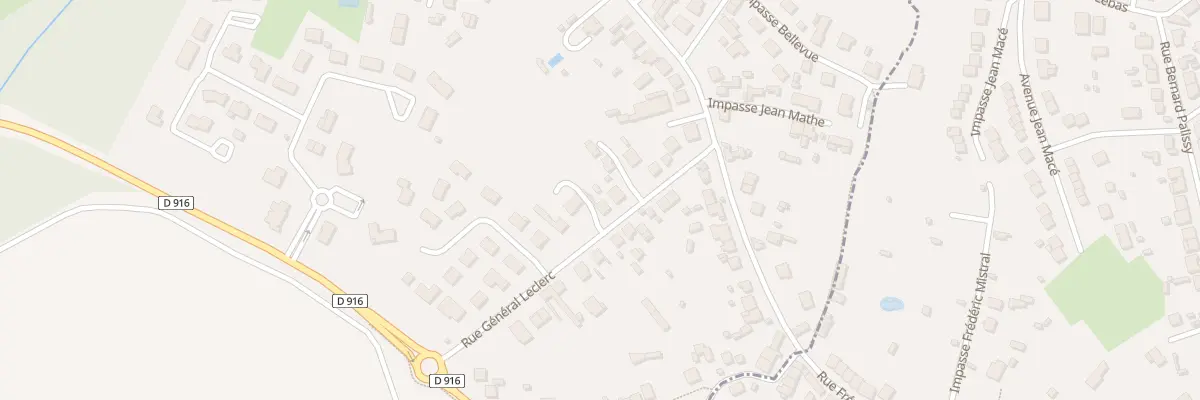 Plan du 13 Rue du Gen Leclerc à Domérat