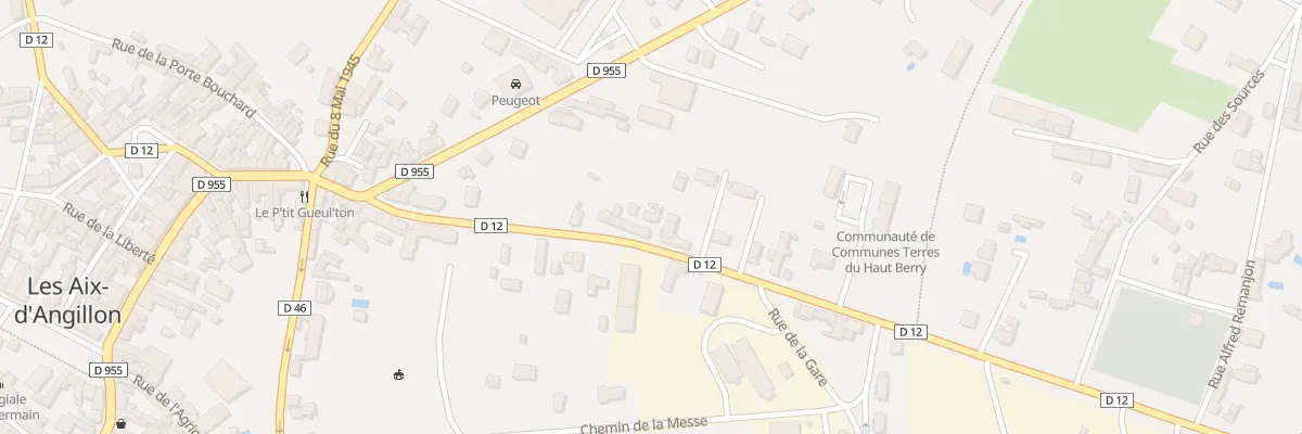 Plan du 21 Rte de Rians aux Aix-d’Angillon
