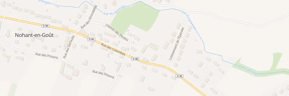 Plan du 47 Rue des Colombes à Nohant-en-Goût