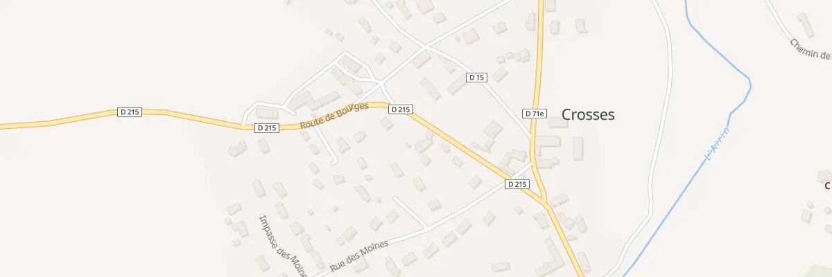 Plan du 9 Rte de Bourges à Crosses