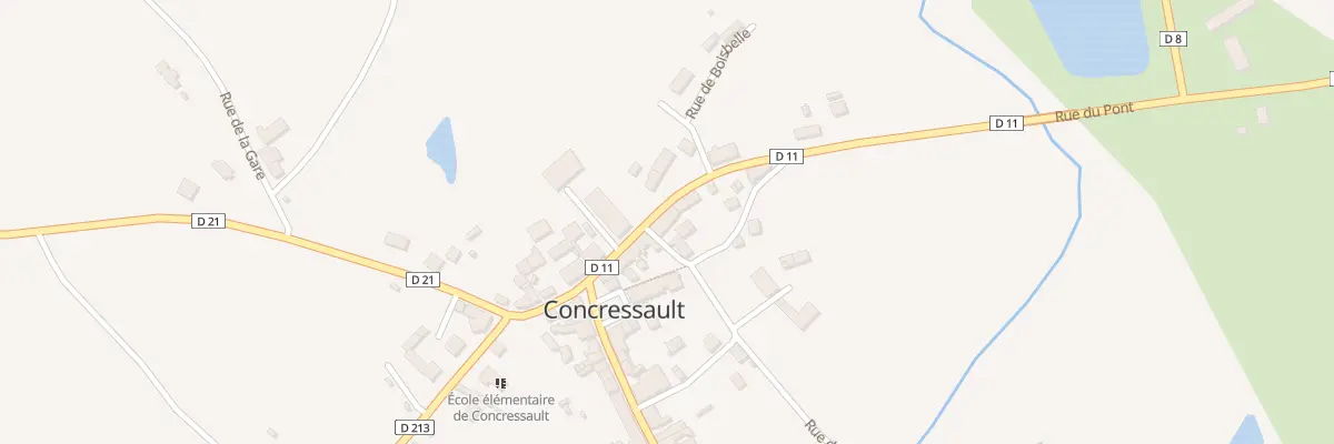 Plan du 6 Rue du Pont à Concressault