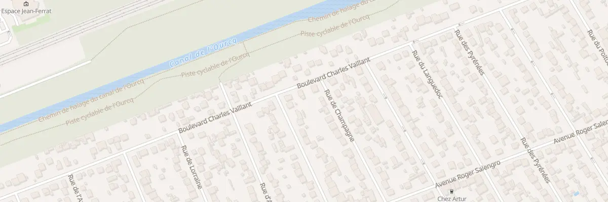 Plan du 64 Bd Charles Vaillant à Tremblay-en-France