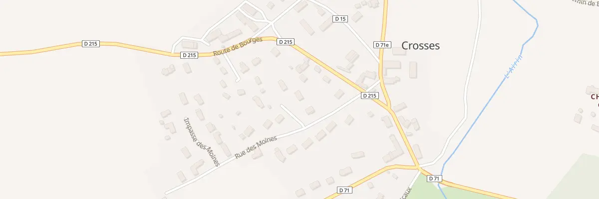 Plan du 5 Rue des Moines à Crosses