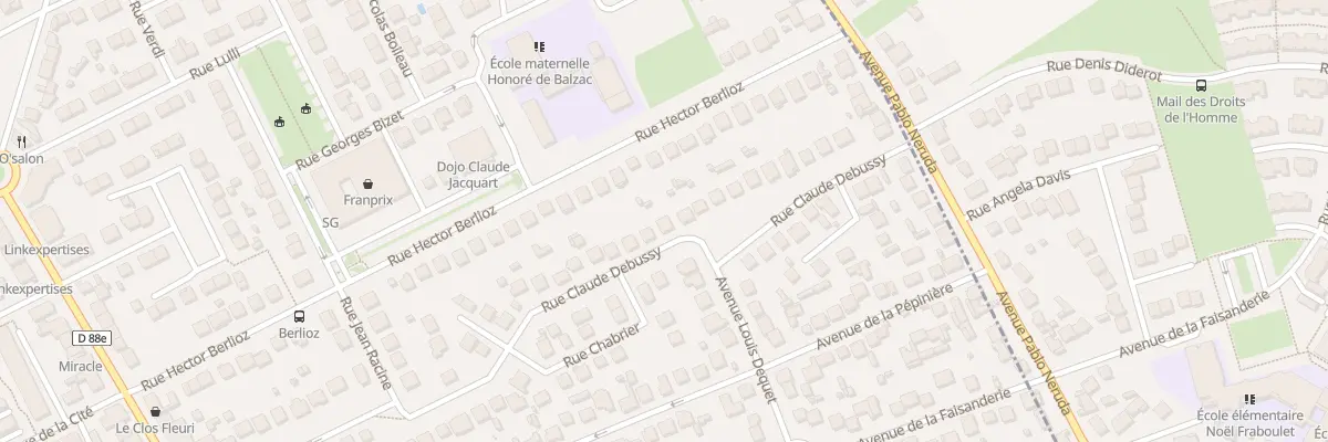 Plan du 41 Rue Claude Debussy à Tremblay-en-France