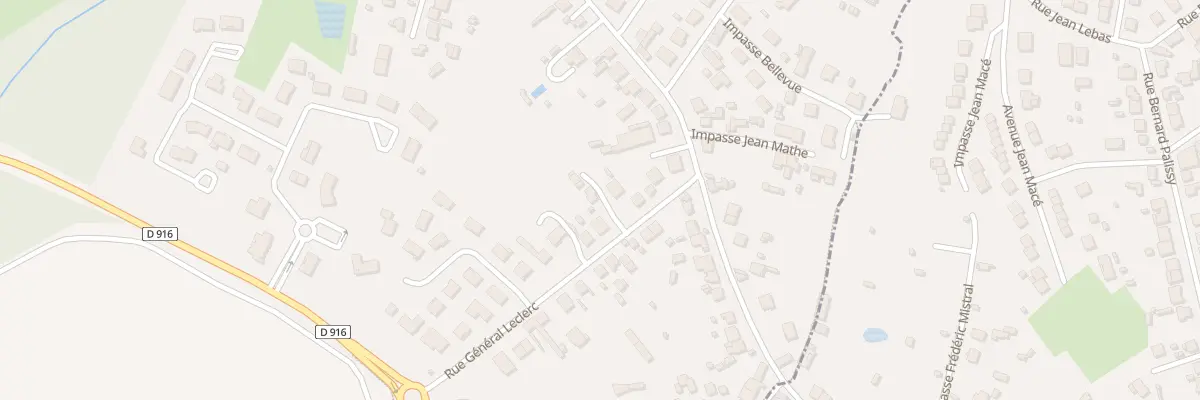 Plan du 9 Rue du Gen Leclerc à Domérat