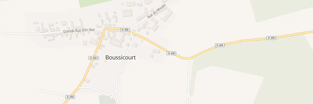 Plan du 2 Rue de Davenescourt à Boussicourt