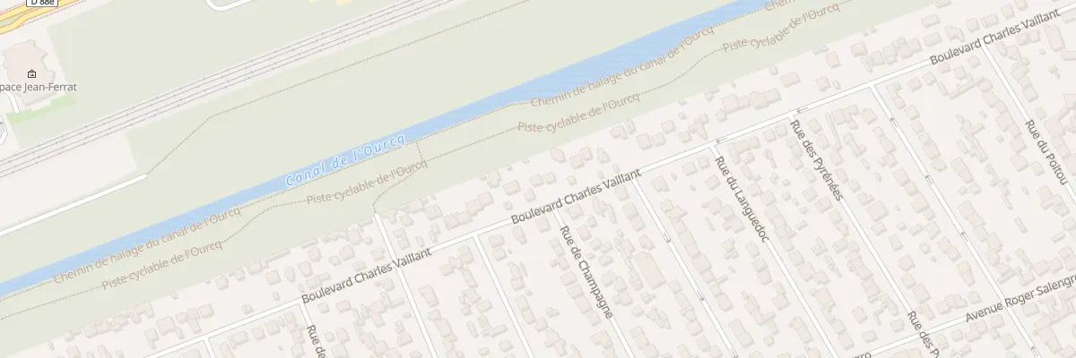 Plan du 97 Bd Charles Vaillant à Tremblay-en-France
