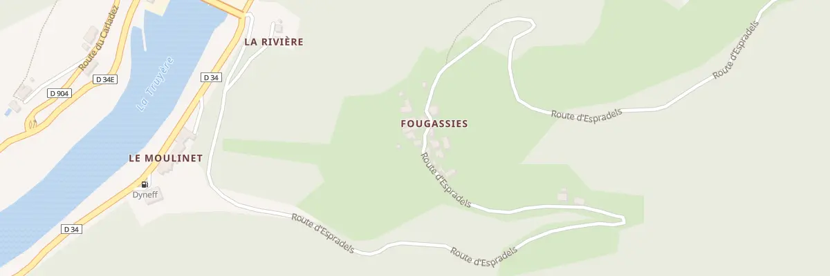 Plan du 107 Rte d’Espradels à Entraygues-sur-Truyère