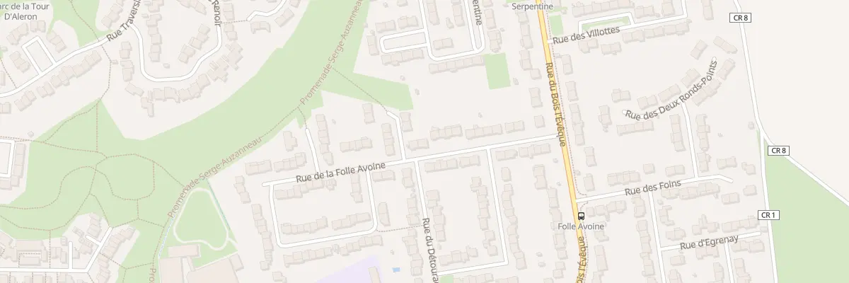 Plan du 22 Rue de la Folle Avoine à Combs-la-Ville