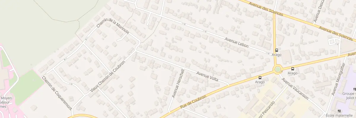 Plan du 21 Av Volta à Montfermeil