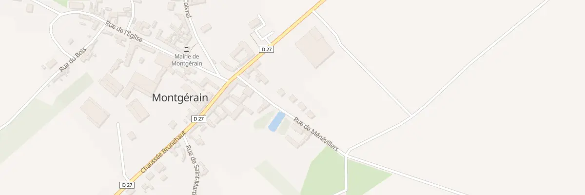 Plan du 5 Rue de Ménévillers à Montgérain