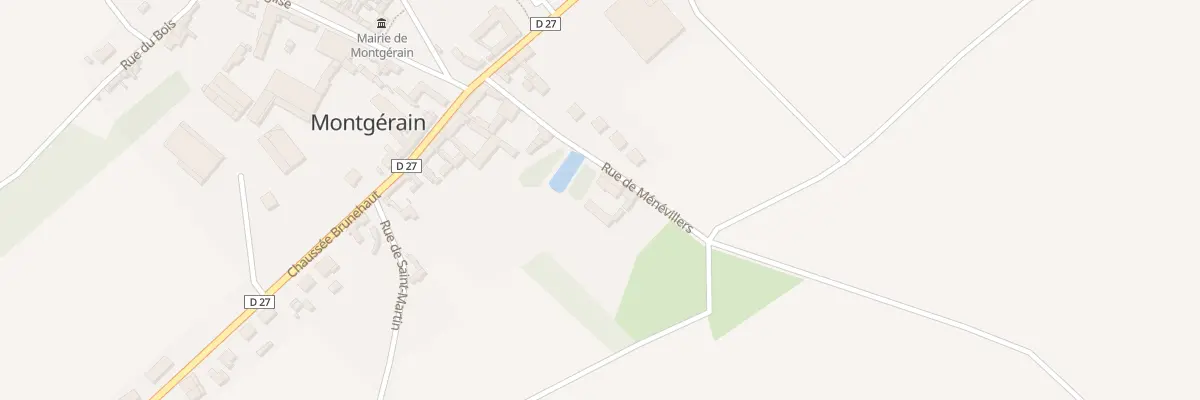 Plan du 4 Rue de Ménévillers à Montgérain