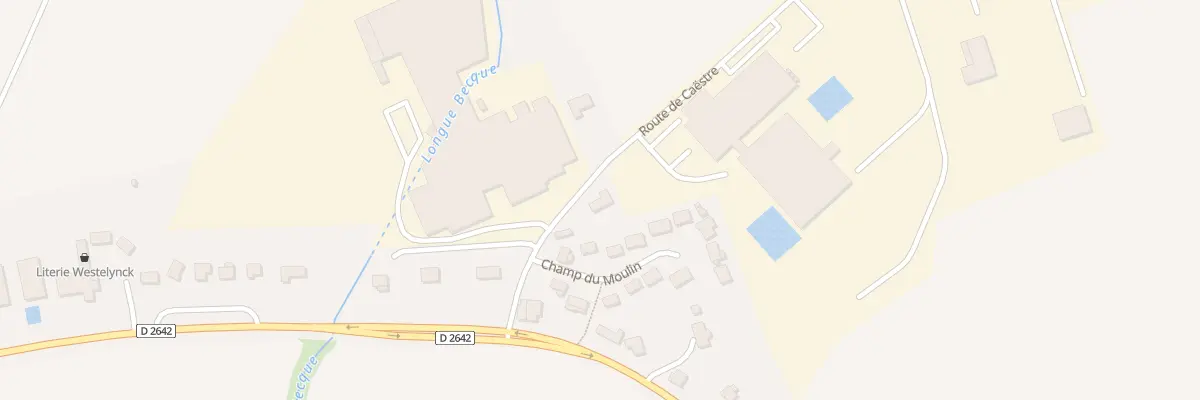 Plan du 122 Rte de Caestre à Borre