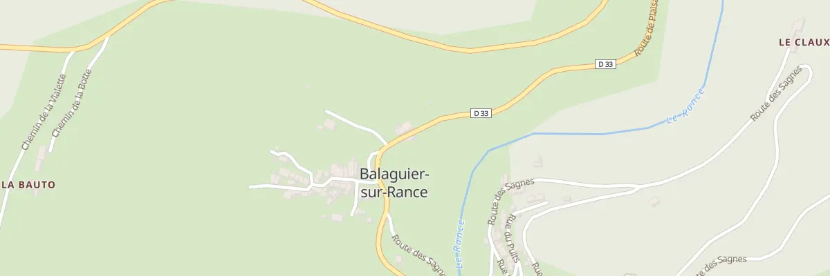 Plan du 5024 Balaguier sur Rance à Balaguier-sur-Rance