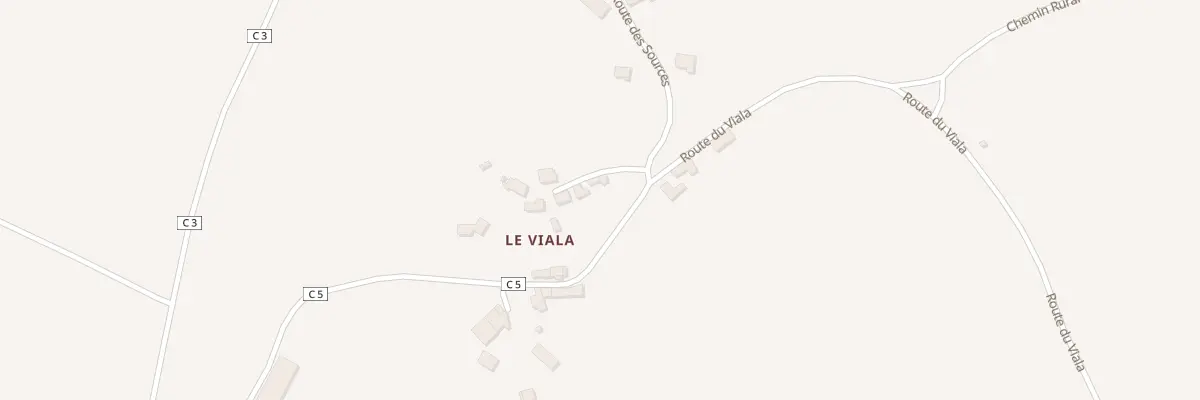 Plan du 5087 Le Viala à Comps-la-Grand-Ville