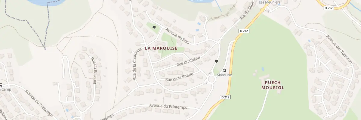 Plan du 5274 Rue du Chêne au Monastère