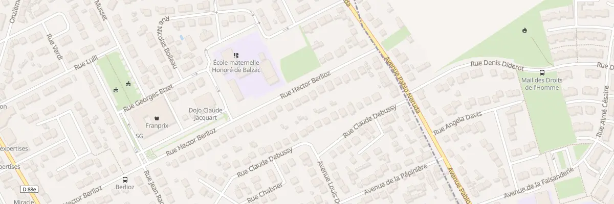 Plan du 52 Rue Hector Berlioz à Tremblay-en-France