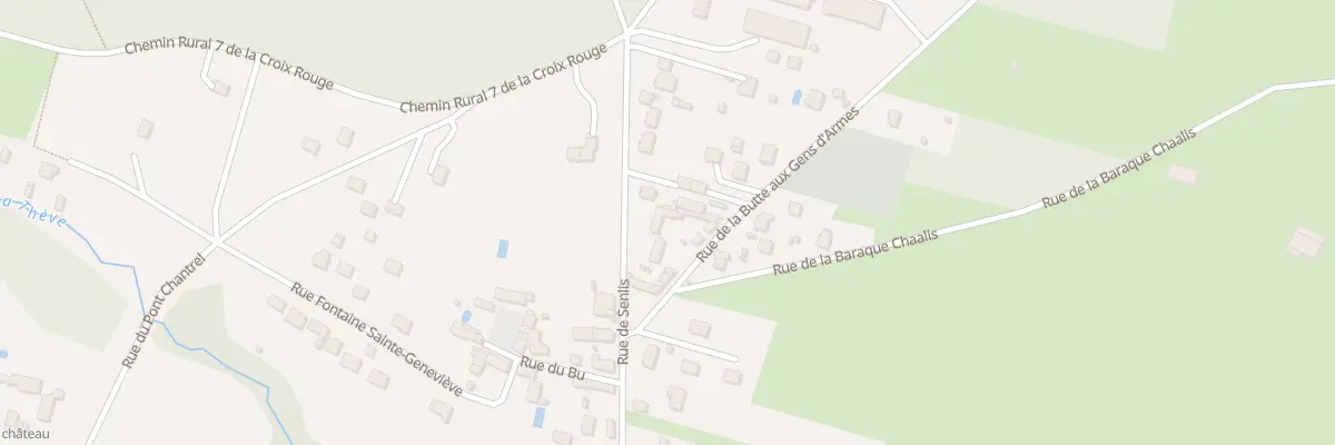 Plan du 40 Rue de Senlis à Thiers-sur-Thève