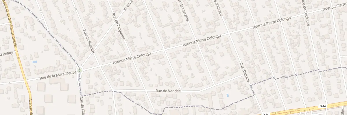 Plan du 93 Rue des Ardennes à Tremblay-en-France