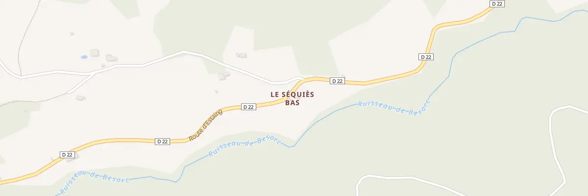Plan du 2 Sequies Bas à Villecomtal