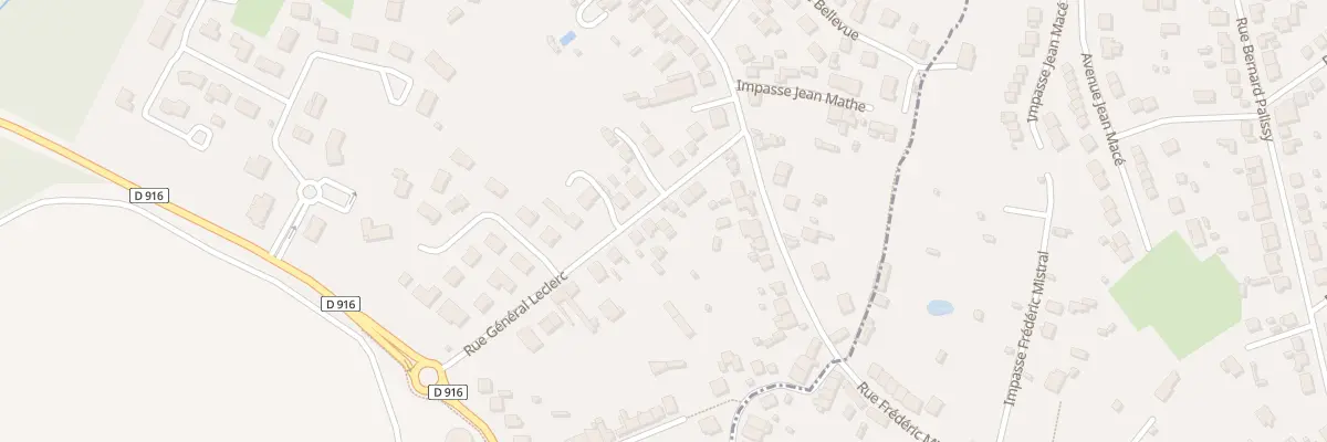 Plan du 6 Rue du Gen Leclerc à Domérat