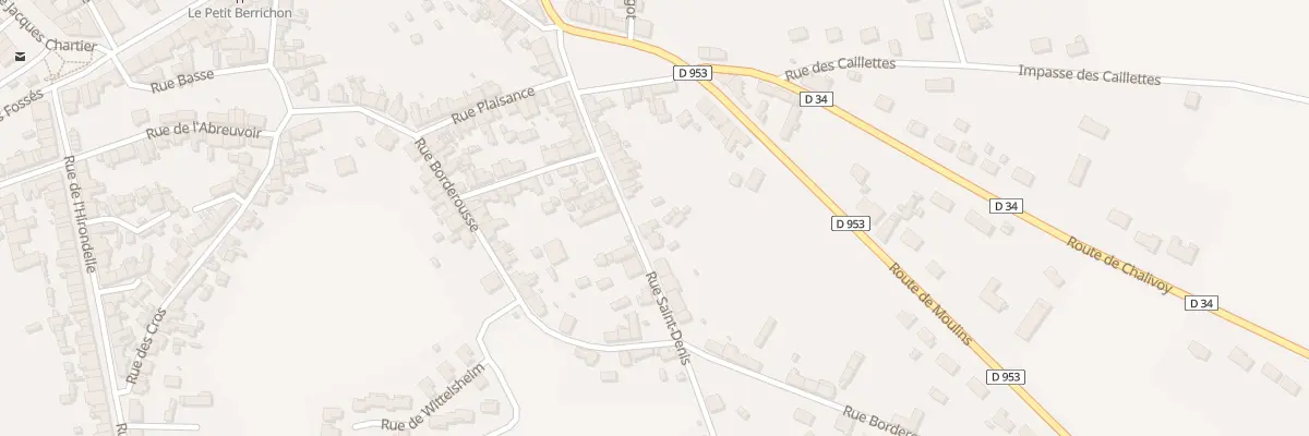 Plan du 17 Rue Saint-denis à Dun-sur-Auron
