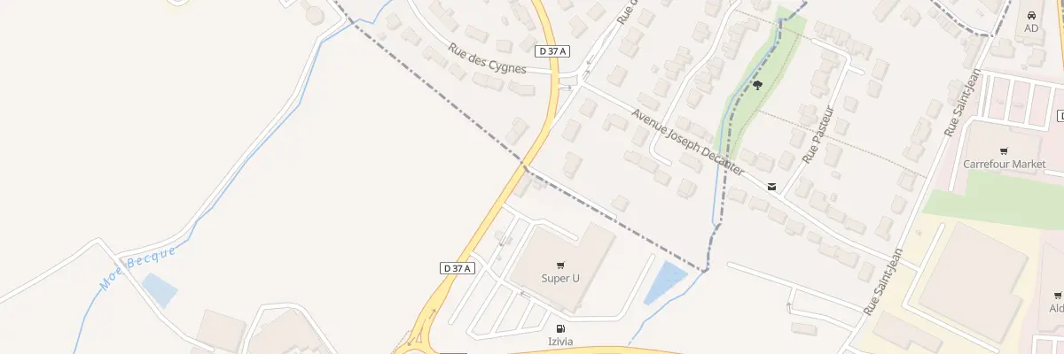 Plan du 43 Rte d’Hazebrouck à Terdeghem
