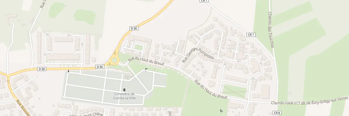 Plan du 3 Rue Georges Pompidou à Combs-la-Ville