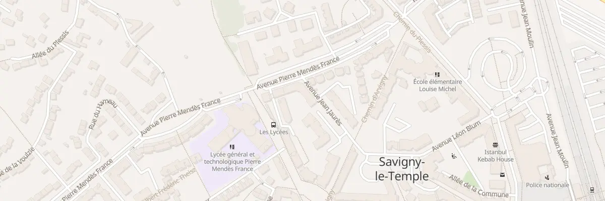 Plan du 37 Av Jean Jaures à Savigny-le-Temple