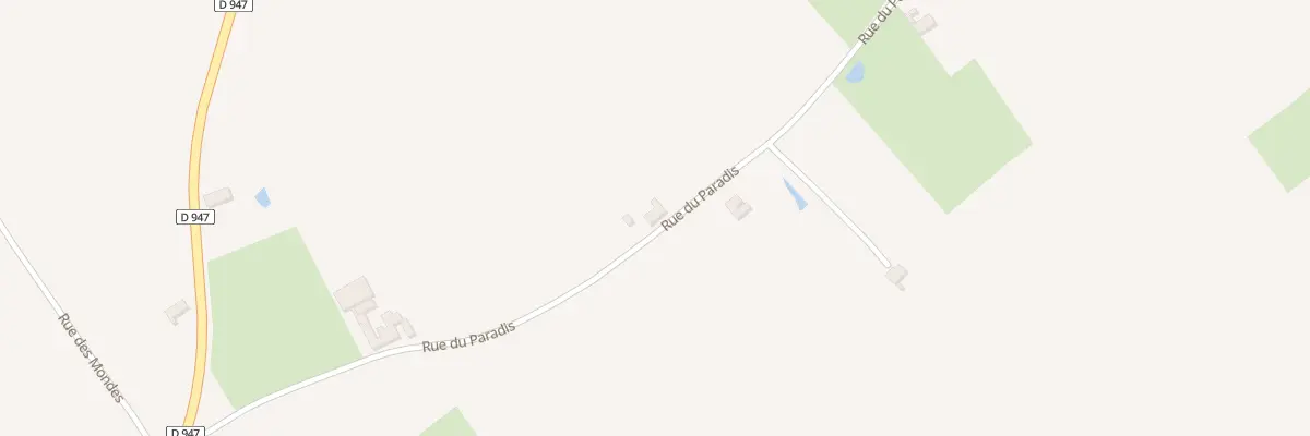 Plan du 10 Rue du Paradis à Houtkerque