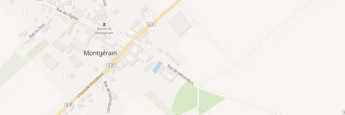 Plan du 7 Rue de Ménévillers à Montgérain
