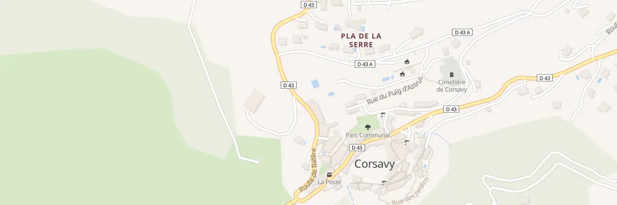 Plan du 164 Rte de Batere à Corsavy