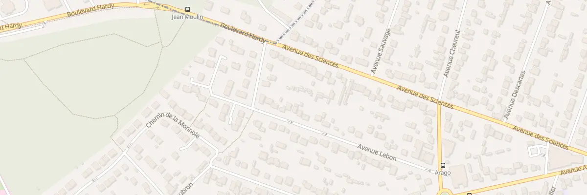 Plan du 9 Av Lebon à Montfermeil