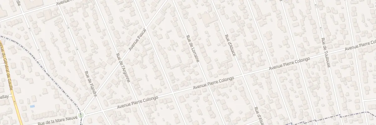 Plan du 92 Rue de Lorraine à Tremblay-en-France