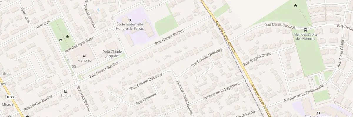 Plan du 47 Rue Claude Debussy à Tremblay-en-France