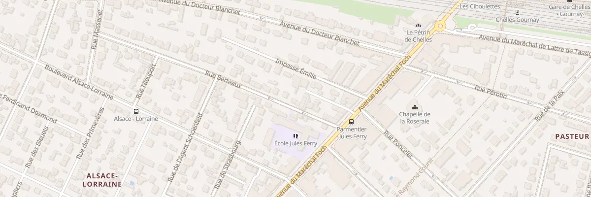 Plan du 6B Rue Berteaux à Chelles