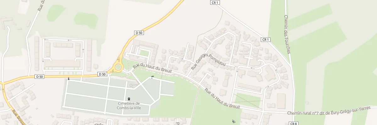 Plan du 5 Rue Georges Pompidou à Combs-la-Ville