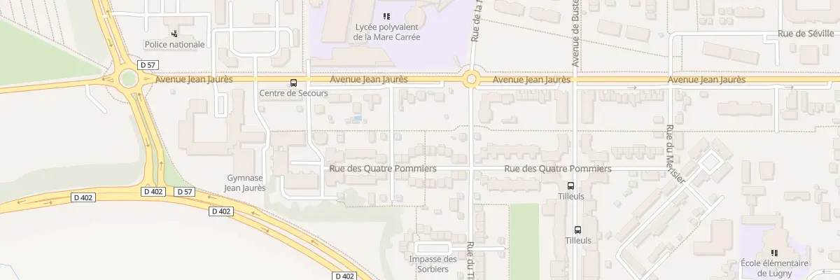 Plan du 282 Rue des Quatre Pommiers à Moissy-Cramayel