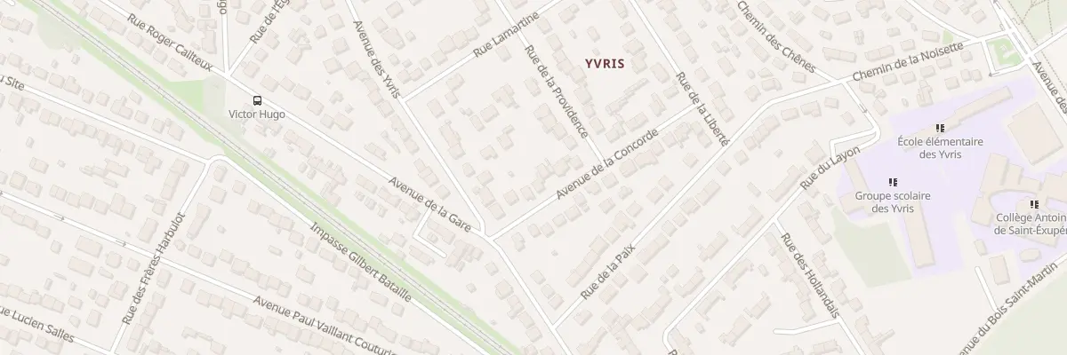 Plan du 7 Av de la Concorde à Noisy-le-Grand