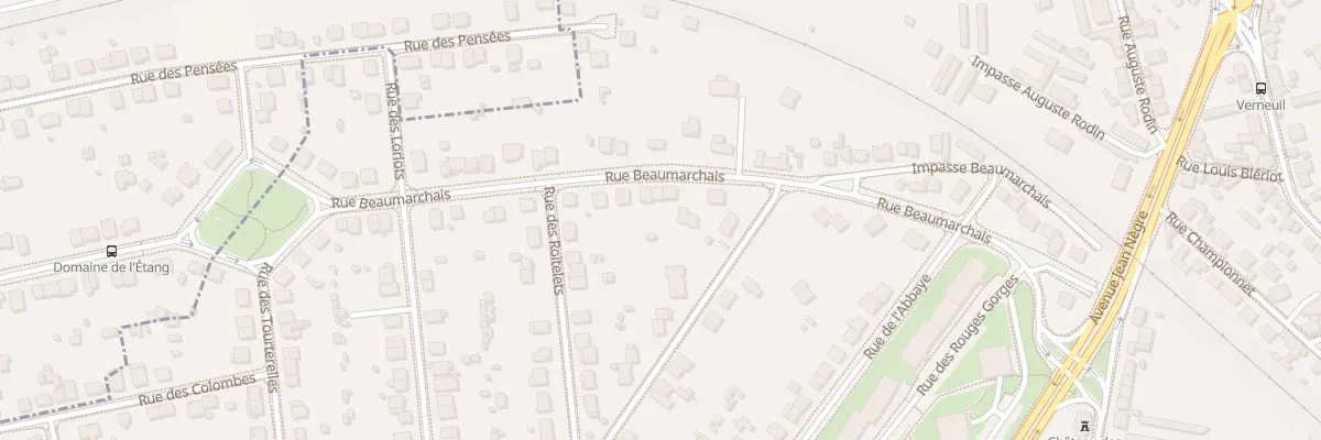 Plan du 33 Rue Beaumarchais à Montluçon