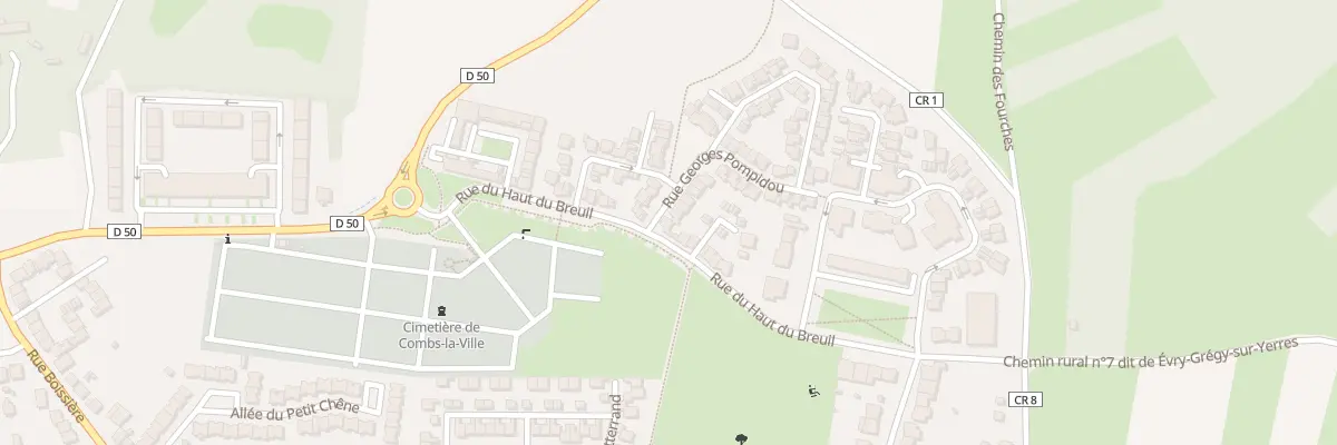 Plan du 2 Rue Georges Pompidou à Combs-la-Ville
