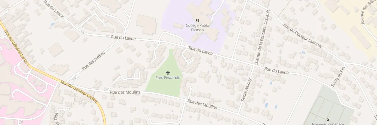 Plan du 70 Rue du Lavoir à Montfermeil