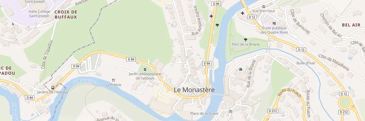 Plan du 5167A Côte de Rodez au Monastère