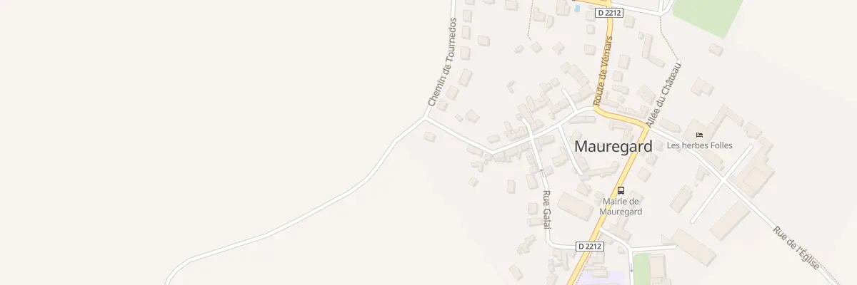 Plan du 21 Rue de la Porte de la Ville à Mauregard