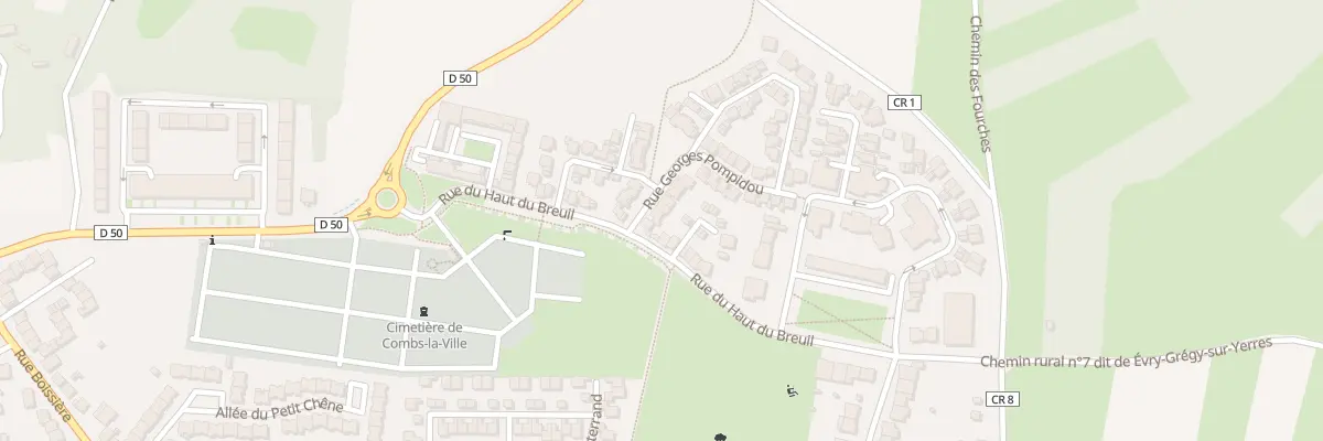 Plan du 4 Rue Georges Pompidou à Combs-la-Ville