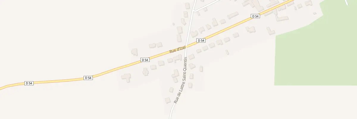 Plan du 35 Rue d’Izel à Hermaville